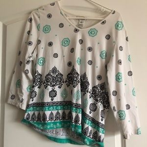 Talbots Quarter Length Shirt